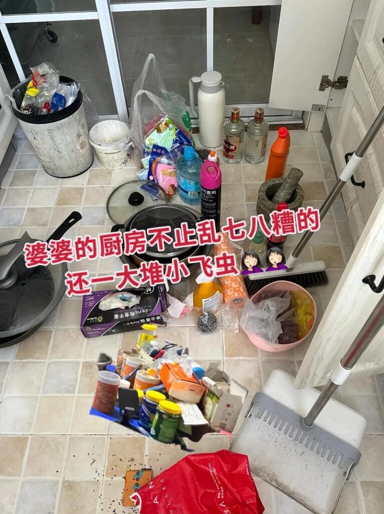 被婆婆扔垃圾怎么办呢图片